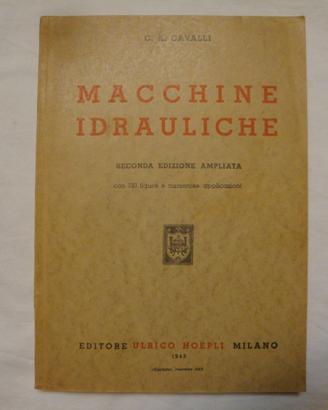 Macchine Idrauliche 1943, ingegneria, raro