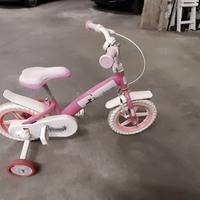 Bici bimbo/a con rotelle estraibili