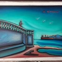 Olio su tavola.     "A. Rimbaud" 