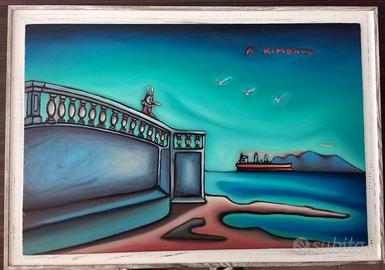 Olio su tavola.     "A. Rimbaud" 