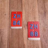 Targa originale svizzera per bicicletta, targa, ta