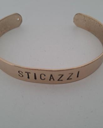 bracciale in ottone STICAZZI