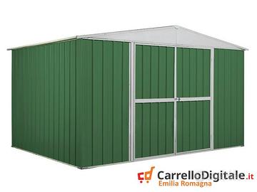 Box in lamiera di Acciaio 360x260cm 9mq verde