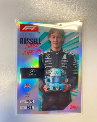 Russell Chrome Mercedes Topps Turbo Attax 2026
