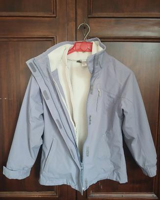 Giacca doppia impermeabile/antivento/pileDecathlon