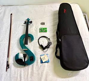 Violino elettrico Stagg 4/4 blu elettrico