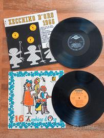 Dischi vinile Lp "Zecchino d'oro" 1966 e 1974