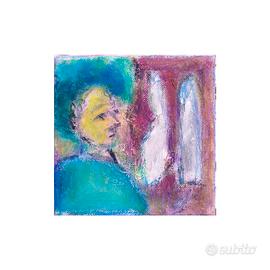 Quadro dipinto a mano - Memory - tela -15x 15 x1.5