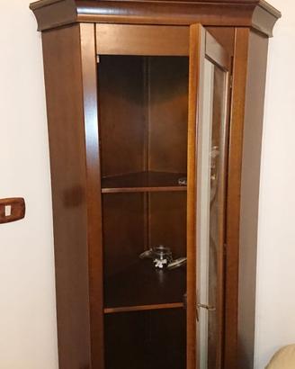 angoliera credenza mobile ad angolo noce