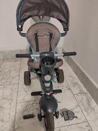 TRICICLO SMART TRIKE EXPLORER GRIGIO-AZZURRO 5IN1