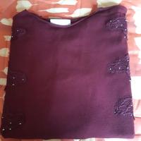 Maglione da donna bordeaux Tg. L/XL Melody