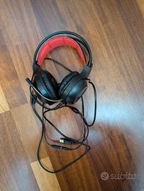 Cuffie gaming con microfono per PC con jack 3,5 mm