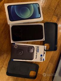 Apple iPhone 12 128GB Perfetto+scatola+cover
