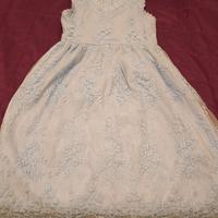 abito elegante bambina 7/8 anni