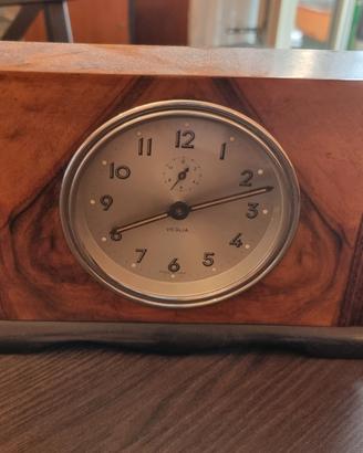 Orologio Sveglia Meccanica Veglia in Legno Antico