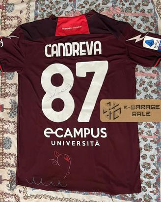 Maglia Salernitana Zeus 22/23 Candreva #87 FIRMATA
