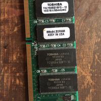 Toshiba SdRam SoDimm 144Pin 64Mb Vintage NoteBook