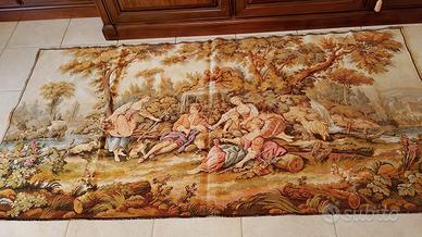 Arazzo Francese vintage in stile Aubusson