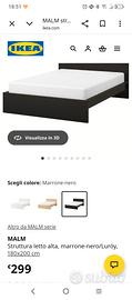 letto Ikea matrimoniale Malm