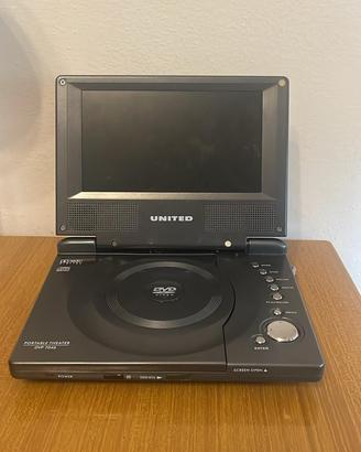 Lettore CD DVD TV Portatile United Originale
