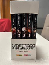 Manga “attacco dei giganti” 1-5