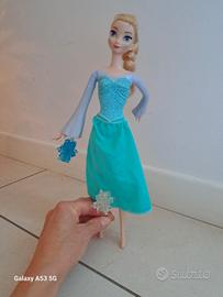 elsa frozen spara ghiaccio bambola mattel disney