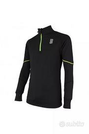 MAGLIA TERMICA MOTO SCOOTER OJ F048 NERO INSERTI F