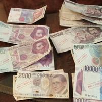 Banconote fac-simile da gioco lire