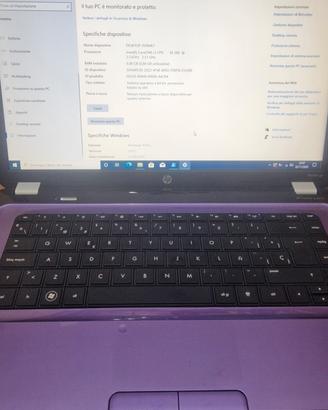HP con i3, SSD e 6 GB ram