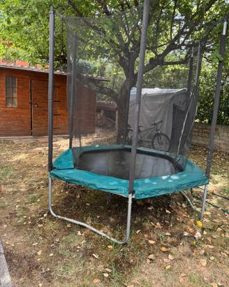 Trampolino elastico da giardino
