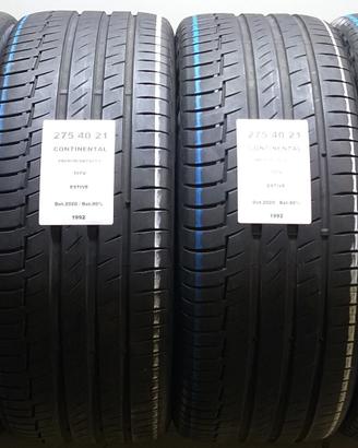 4 GOMME 275 40 21 CONTINENTAL A1992
