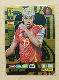 Panini Mondiale Card 9 Lamine Yamal Golden Baller