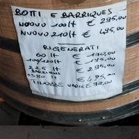 botti nuove usate sconto 30 % dai prezzi in foto 