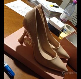 scarpa décolleté cipria