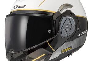 CASCO MOTO MODULARE LS2 ADVANT IRON MATT WHITE