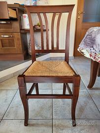 6 sedie più tavolo allungabile 