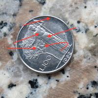 Moneta da 100 lire piccolo repubblica italiana del