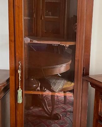 VETRINETTA in legno con 4 ripiani