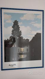 Cornice blu 70x100 + poster Magritte