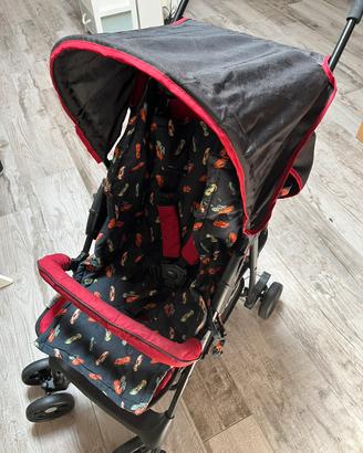 Passeggino leggero Hauk rosso
