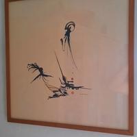 pittura G.Danna astrazione 1980 circa