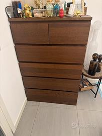 Cassettiera Ikea Marrone