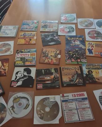 28 pc giochi vari vintage demo, completi e utility