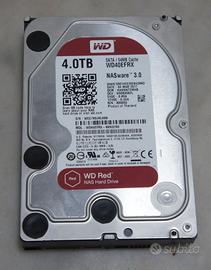 Hard Disk Western Digital 4TB 3.5'' Red SATA