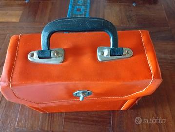 porta vinili 45giri + 18 dischi musica italiana 