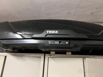 Baule Thule nero lucido M