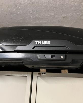 Baule Thule nero lucido M