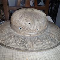 Cappello A Casco Coloniale Safari Anni 50-60 Bambo