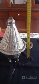 Biscottiera Marocco in metallo argentato anni 50