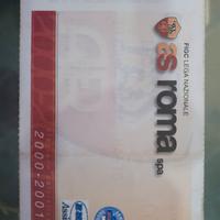 Biglietto Roma calcio anno scudetto